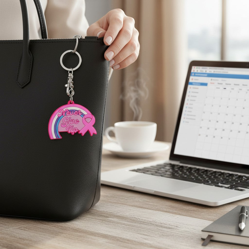 Never Give Up Key Chain