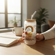 16oz Frosted Glass Cups