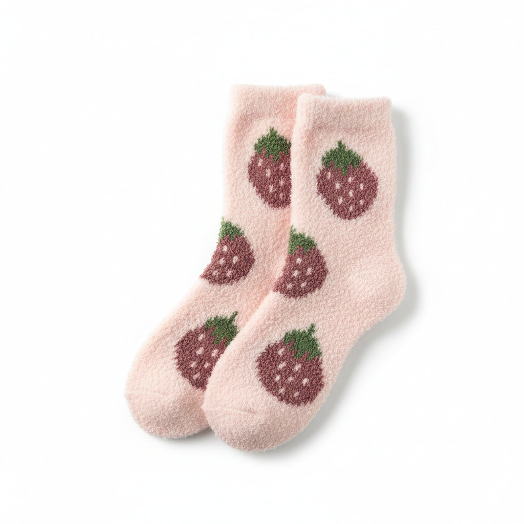 Pink Berry Sweet Socks